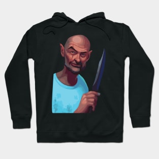 Lost John Locke portrait Hoodie